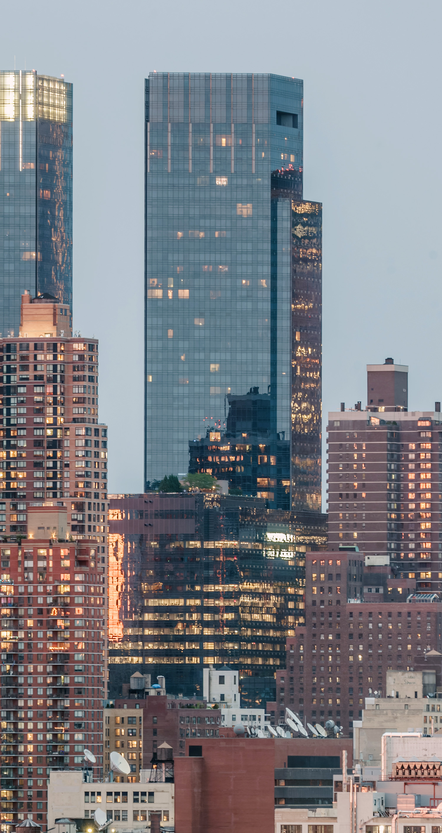 Deutsche Bank Center South Tower, New York City - View from Weehawken. © Mathias Beinling